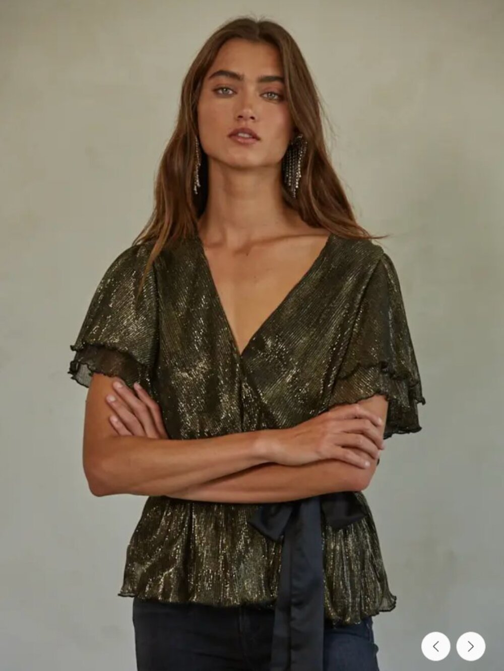 By Together Waist Tie Top